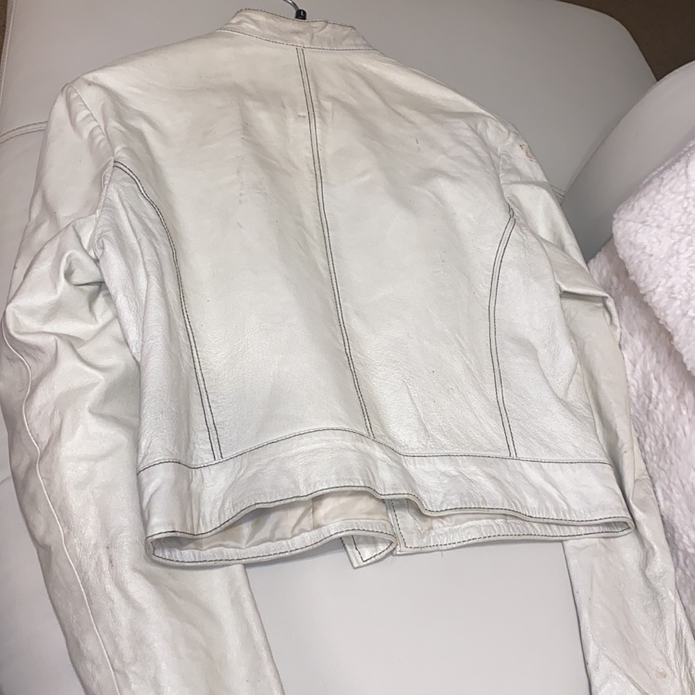 White Authentic Wilsons Leather Jacket - image 2